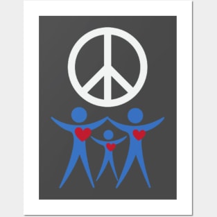 Let's Obtain Peace by Loving Each Other Posters and Art